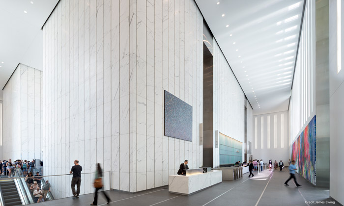 Building Envelope Stone Interior 1 World Trade Center New York