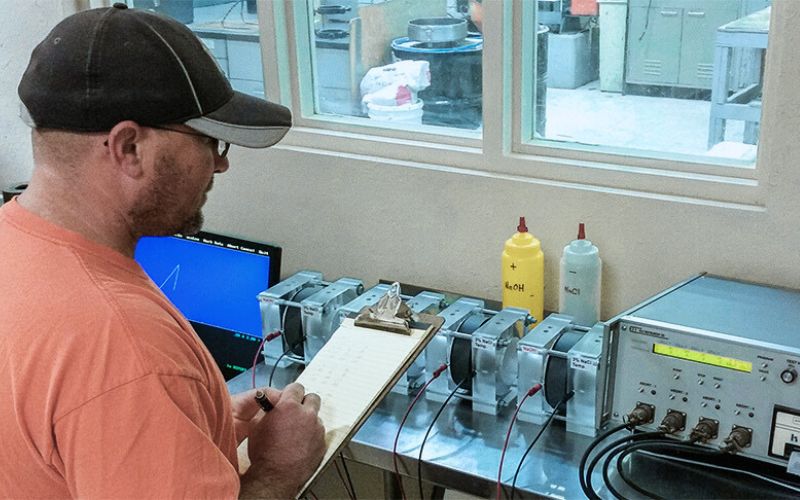 geological laboratory soil testing