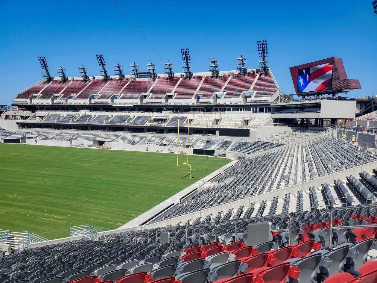 Snapdragon Stadium San Diego infrastructure engineering