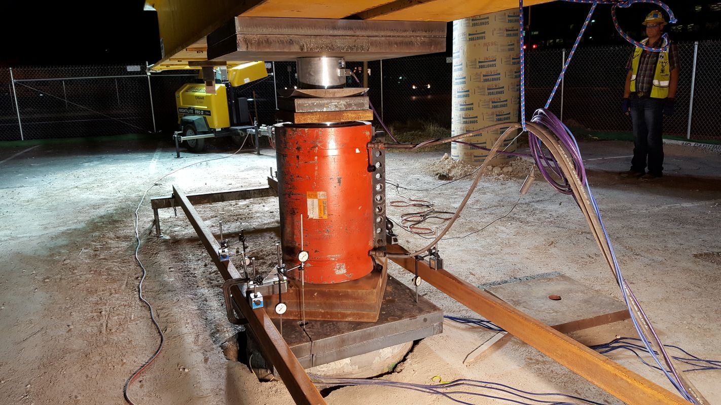 load testing program geotechnical design