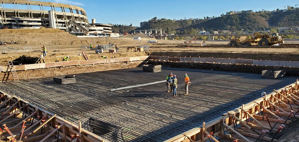 Snapdragon Stadium San Diego materials testing inspection