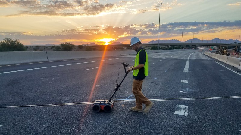 ground penetrating radar (GPR) sonar survey arizona geophysical 