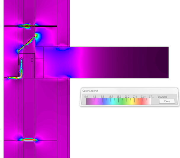 Thermal Analysis of Wall to Slab Connection and Subsequent Heat Transfer 